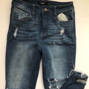 Cello distressed jeans size 3